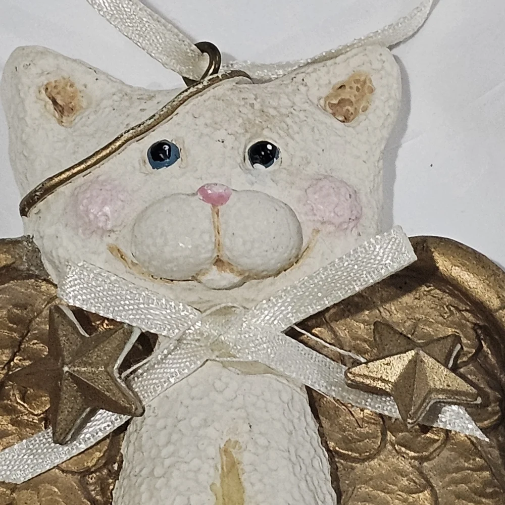 KURT S. ADLER Cat Angel Ornament Vintage Christmas